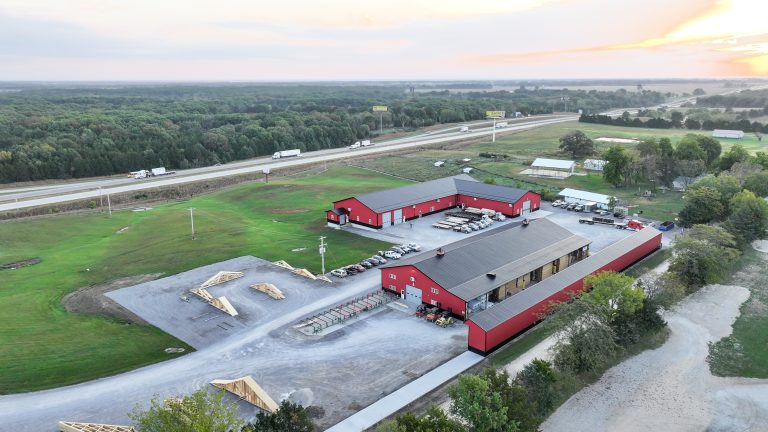 Aerial View of Kingdom Building Supply