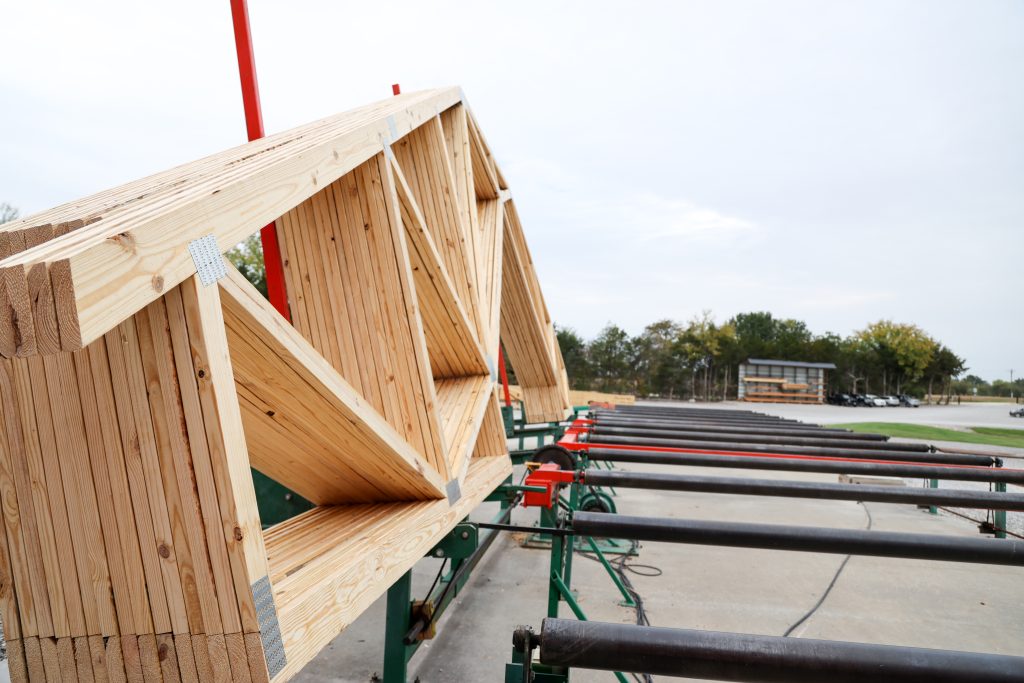 Trusses ready for delivery | Kingdom Building Supply