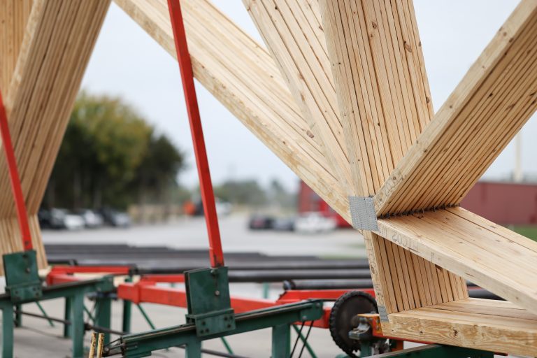 Finished Custom Trusses